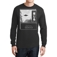 Ufo Vaporwave Aesthetic  Japanese 80s Synthwave  J Long Sleeve Shirts | Artistshot