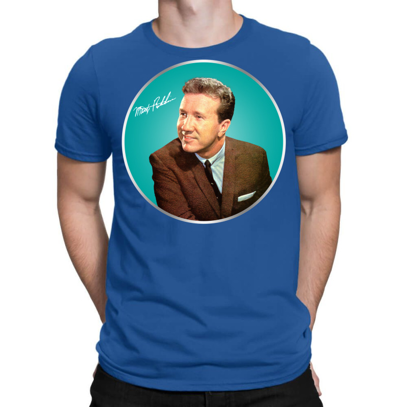 Signature Marty Robbins Gifts For Fans T-Shirt by neoterelayh | Artistshot