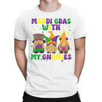 Funny Mardi Gras With Three Gnomes Mardi Gras And T-shirt | Artistshot