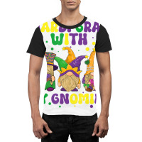 Funny Mardi Gras With Three Gnomes Mardi Gras And Graphic T-shirt | Artistshot