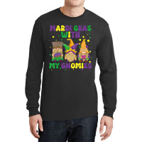 Funny Mardi Gras With Three Gnomes Mardi Gras And Long Sleeve Shirts | Artistshot