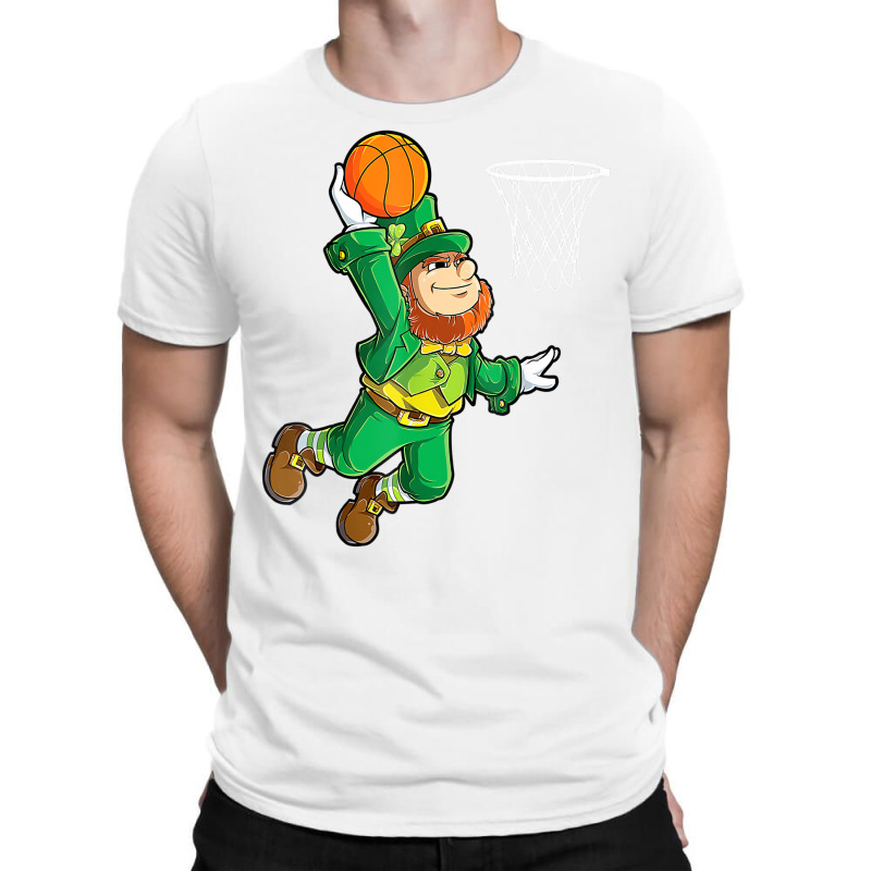 Leprechaun Basketball Dunk St Patricks Day Boys Me T-shirt | Artistshot