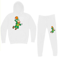 Leprechaun Basketball Dunk St Patricks Day Boys Me Hoodie & Jogger Set | Artistshot