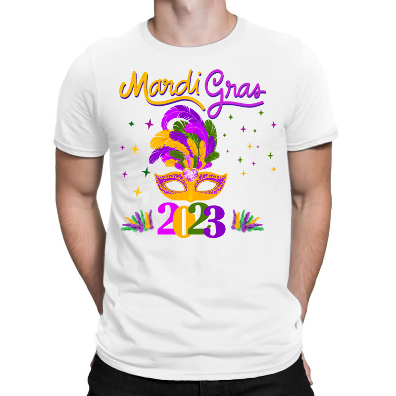 Mardi Gras 2023 Costume With Mask Sweatshirt T-shirt | Artistshot