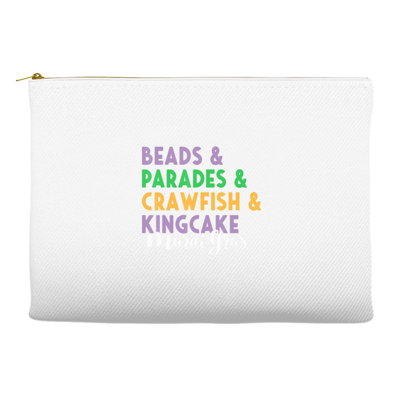 Mardi Gras Beads Parades King Cake CrawfishÂ fat Accessory Pouches | Artistshot