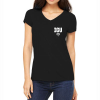 Icu Registered Nurse Medical Rn Staff Healthcare N Women's V-neck T-shirt | Artistshot