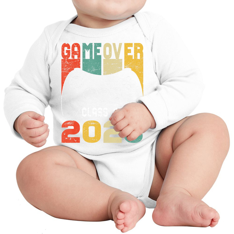 Game Over Class Of 2023 Video Games Vintage Gradua Long Sleeve Baby Bodysuit by austynlam | Artistshot