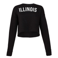 Vintage Illinois Mens Illinois Womens Orange T Shi Cropped Sweater | Artistshot