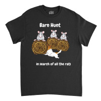 Funny Barn Hunt   In Search Of Rats With Jack Russ Classic T-shirt | Artistshot