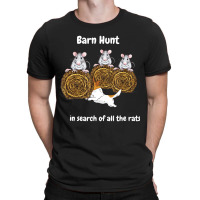 Funny Barn Hunt   In Search Of Rats With Jack Russ T-shirt | Artistshot