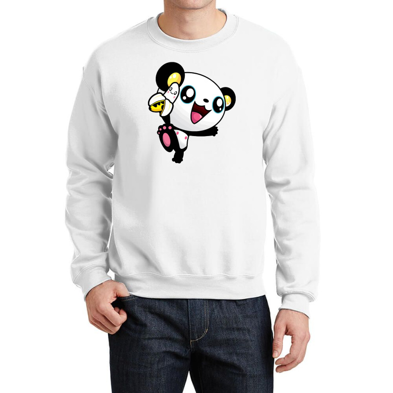 Panda Banana Crewneck Sweatshirt by nokwqaart | Artistshot