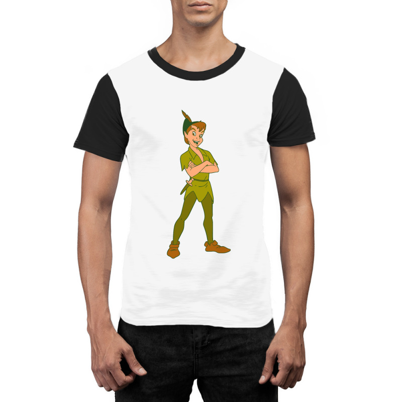 Peterpan Graphic T-shirt by nokwqaart | Artistshot