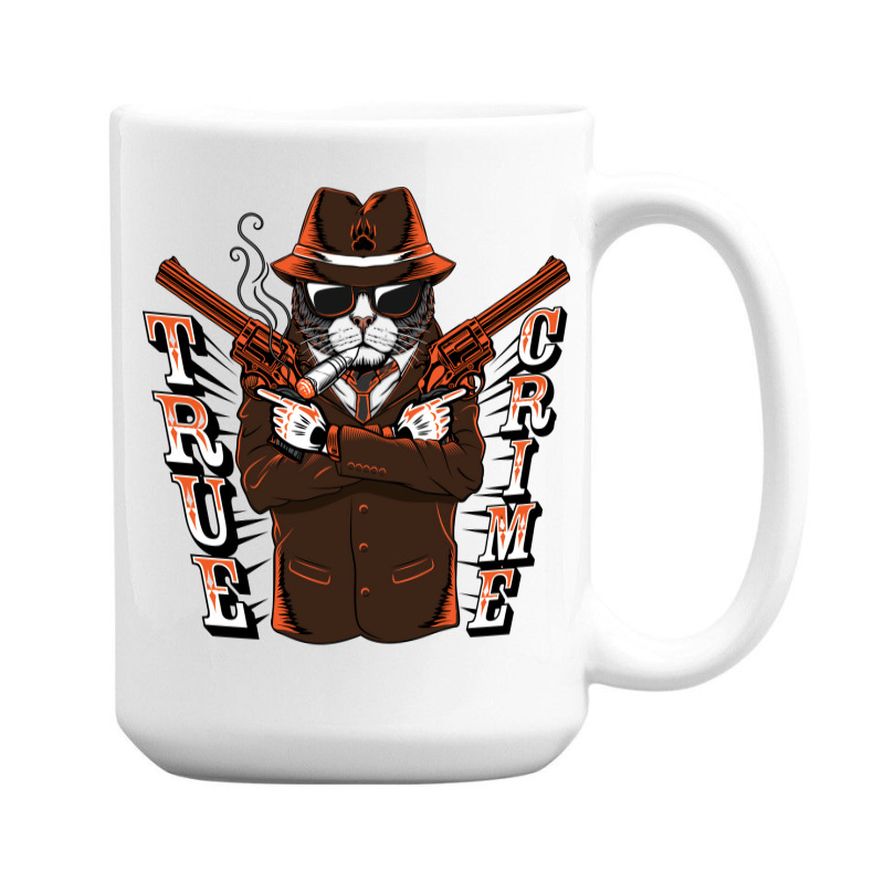 Cat Mafia Sweet Criminal Aesthetic 15 Oz Coffee Mug | Artistshot