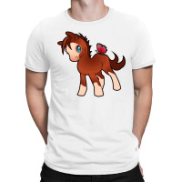 Pony With Butterfly T-shirt | Artistshot