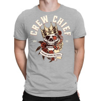 Crew Chief Skull With Cigar Design T-shirt | Artistshot