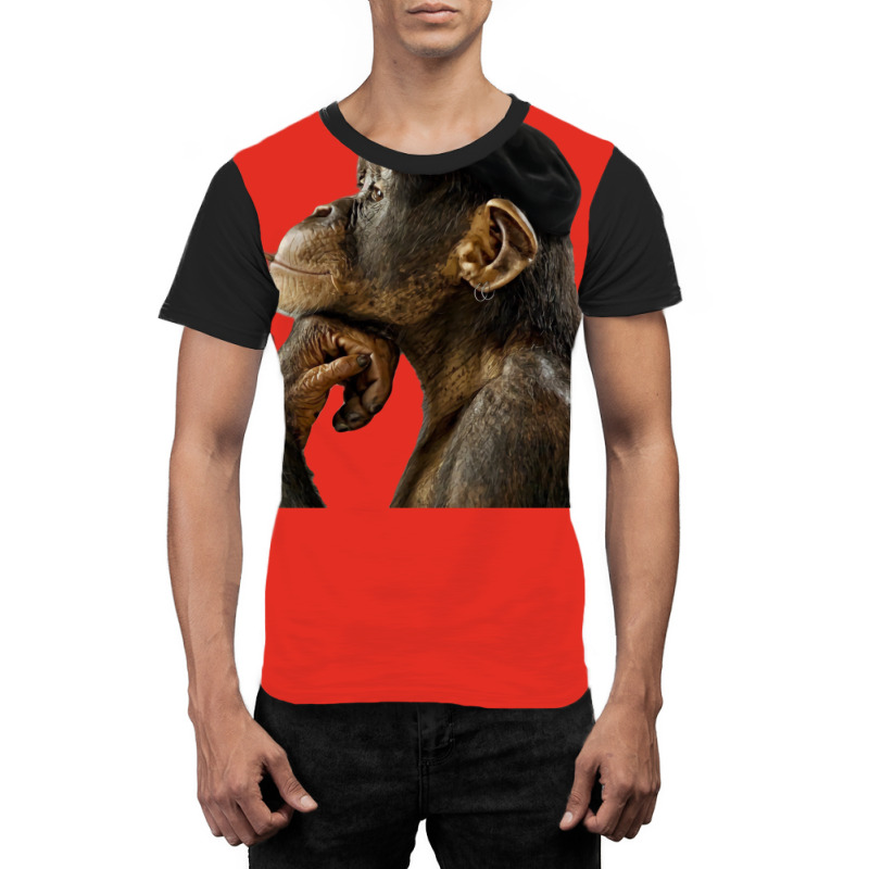 Cigarrete Smoking Monkey 80s Graphic T-shirt | Artistshot