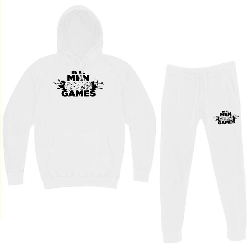 Real Men Play Games Hoodie & Jogger set by MilaArt. | Artistshot