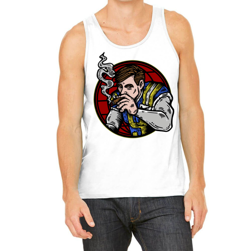 Football Smoke Break 70s Tank Top | Artistshot