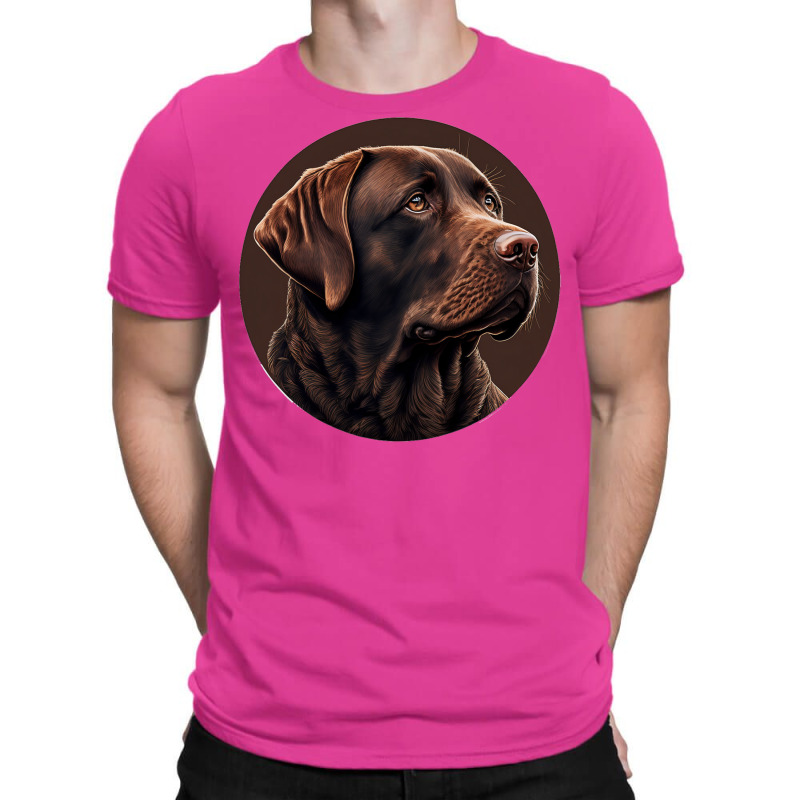 Chocolate Labrador Retriever Stars T-shirt | Artistshot