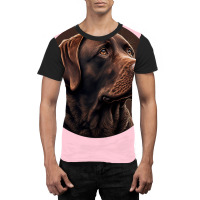 Chocolate Labrador Retriever Stars Graphic T-shirt | Artistshot