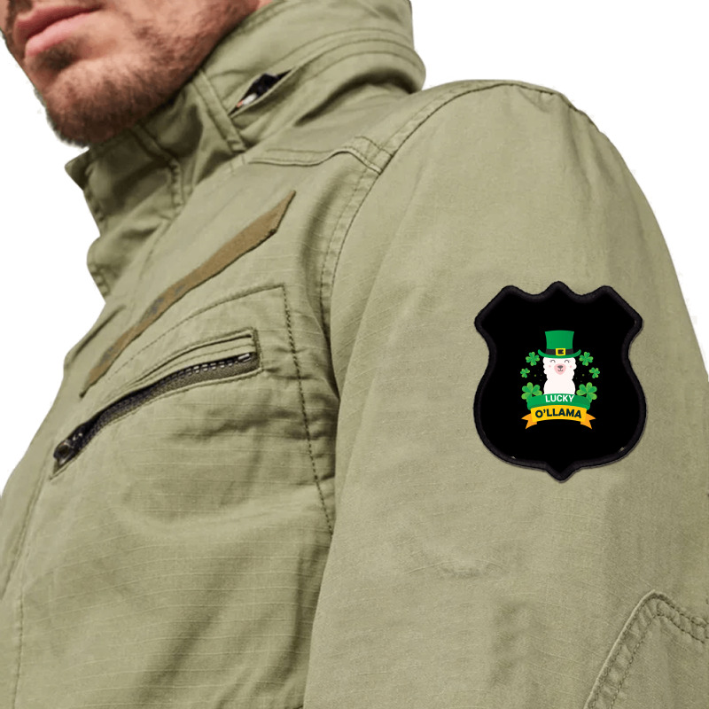 Lucky O'llama St Patricks Day Shield Patch | Artistshot