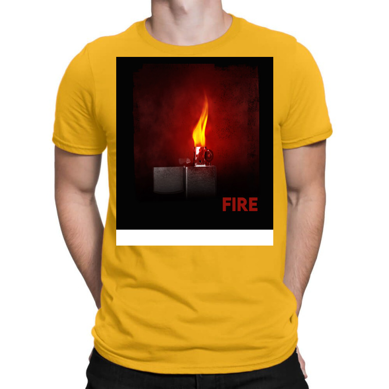 Lighter Fire Girl T-shirt | Artistshot