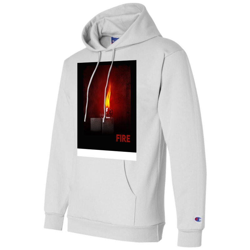 Lighter Fire Girl Champion Hoodie | Artistshot