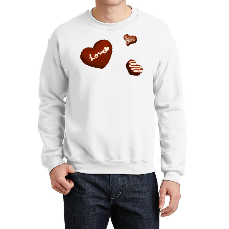 Valentines Day Chocalates Music Crewneck Sweatshirt | Artistshot