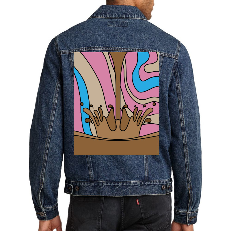 Sweet Temptation Surprise Chocolate Music Men Denim Jacket | Artistshot