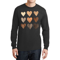 Melanin Skin Tone Hearts Black History Month Women Long Sleeve Shirts | Artistshot