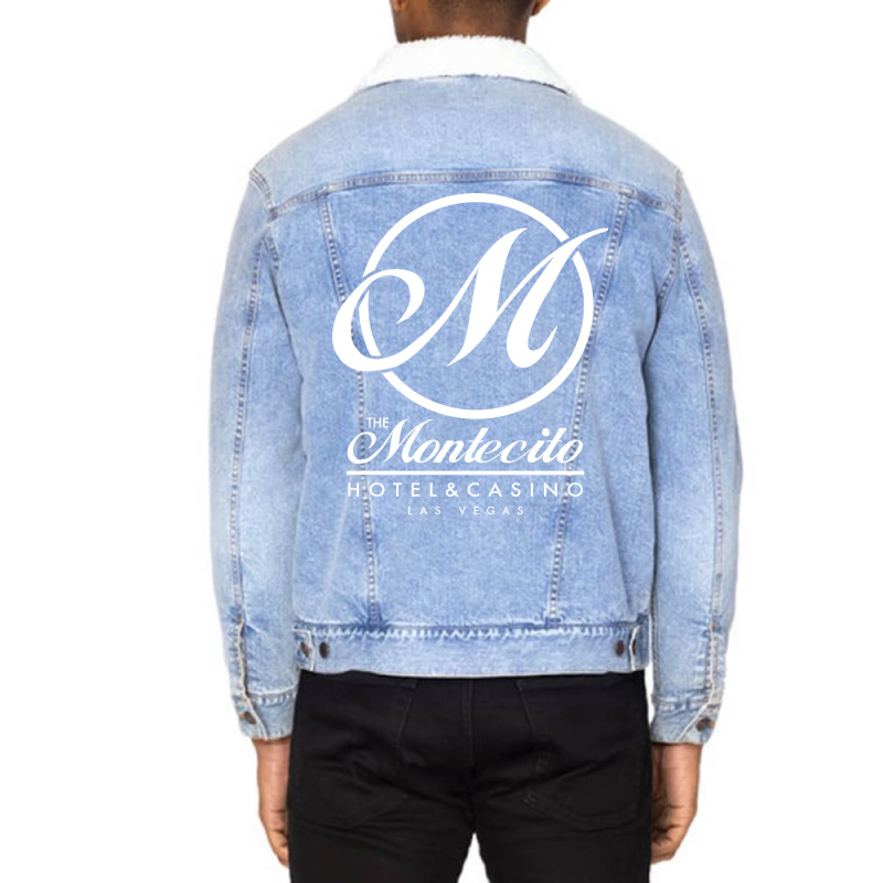 Montecito Hotel And Casino Aesthetic Unisex Sherpa-lined Denim Jacket | Artistshot