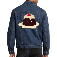 Cute Chocolate Strawberry Pudding 70s Men Denim Jacket | Artistshot