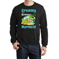 Cute Mermaid Grammy Of The 16th Birthday Retro Crewneck Sweatshirt | Artistshot