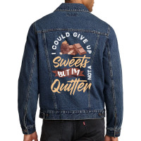 Funny Chocolate And Sweets Lover Baking Confection Men Denim Jacket | Artistshot