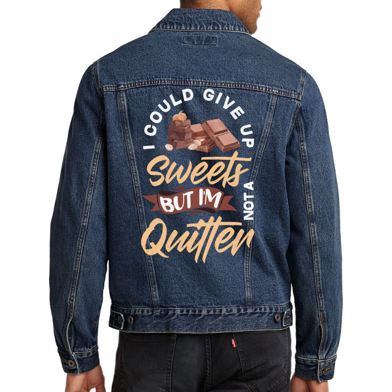 Funny Chocolate And Sweets Lover Baking Confection Men Denim Jacket by kaistosylinj | Artistshot