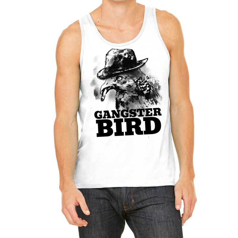 Gangster Bird With Hat And Cigar Aesthetic Tank Top by alheklupsm | Artistshot