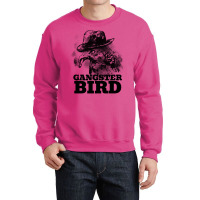 Gangster Bird With Hat And Cigar Aesthetic Crewneck Sweatshirt | Artistshot