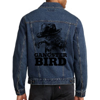 Gangster Bird With Hat And Cigar Aesthetic Men Denim Jacket | Artistshot