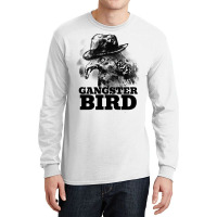 Gangster Bird With Hat And Cigar Aesthetic Long Sleeve Shirts | Artistshot