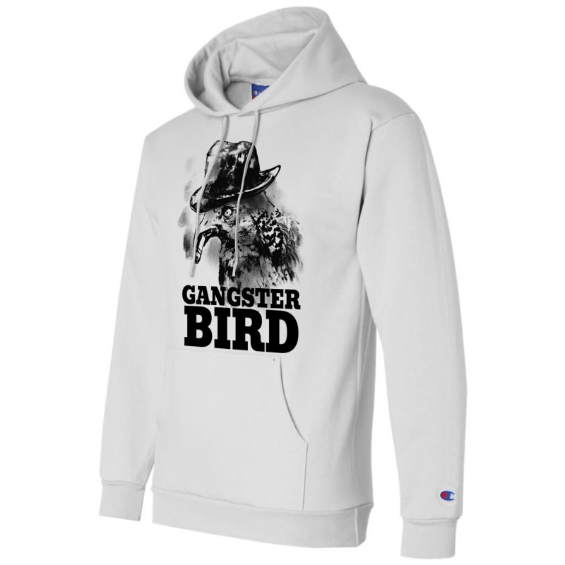 Gangster Bird With Hat And Cigar Aesthetic Champion Hoodie by alheklupsm | Artistshot