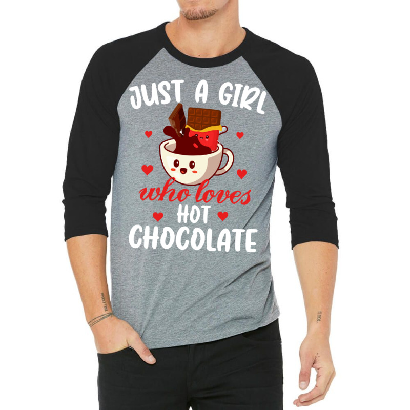 Funny Chocolate Saying Design Cool 3/4 Sleeve Shirt by kaistosylinj | Artistshot