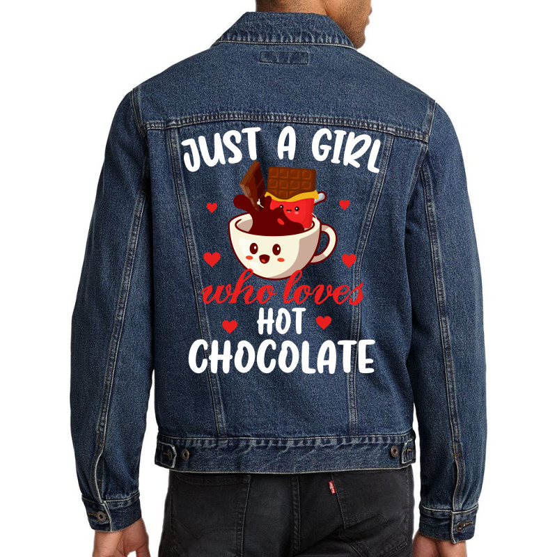 Funny Chocolate Saying Design Cool Men Denim Jacket by kaistosylinj | Artistshot