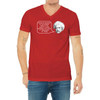 Mark Twain On Smoking 70s V-neck Tee | Artistshot