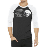 Mark Twain On Smoking 70s 3/4 Sleeve Shirt | Artistshot