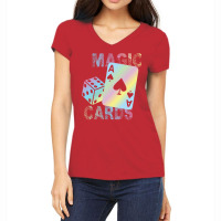 Games Cards Stars Women's V-neck T-shirt | Artistshot