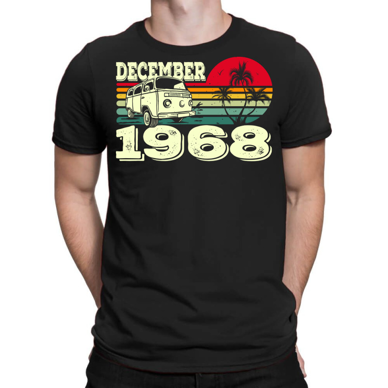 Vintage 68s Caravan Sunset December 1968 Birthday T-Shirt by lakomabuniau | Artistshot