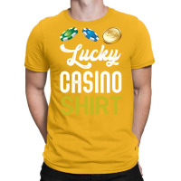 Lucky Casino Shirt Blue T-shirt | Artistshot