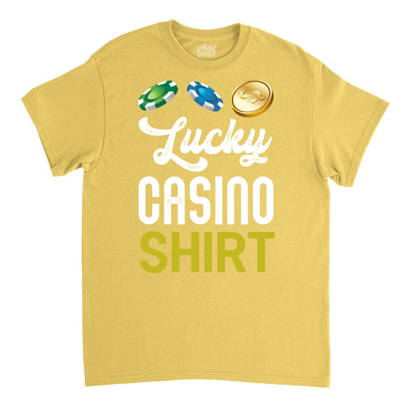 Lucky Casino Shirt Blue Classic T-shirt | Artistshot