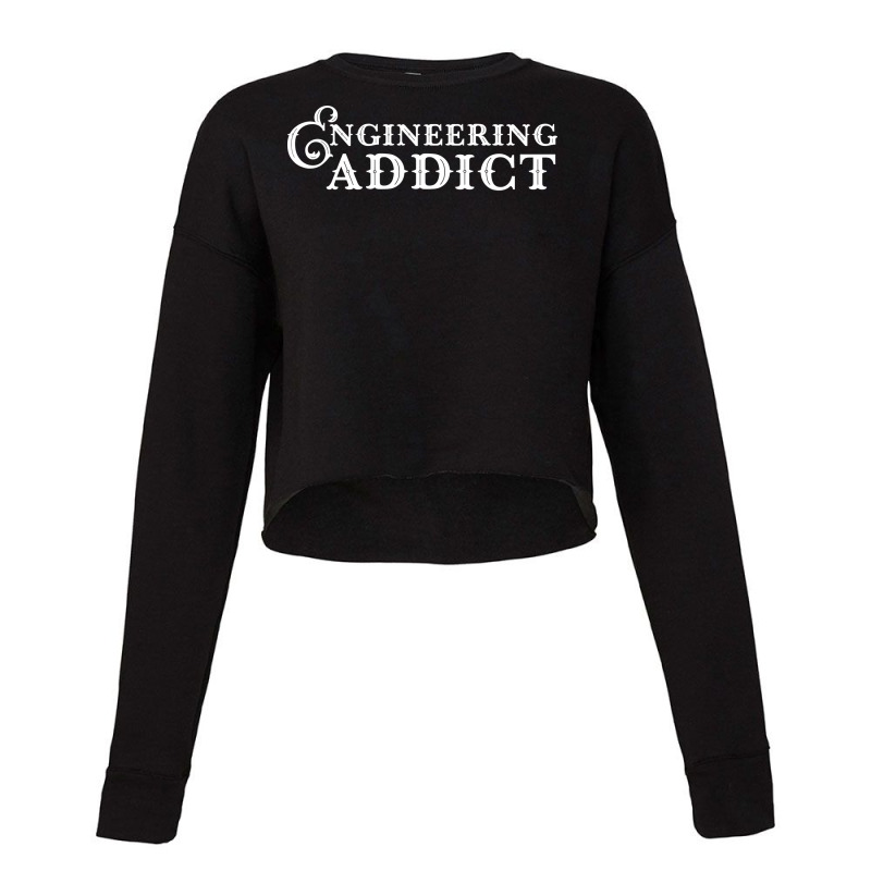 Engineering Addict Music Cropped Sweater by roeliedavao | Artistshot