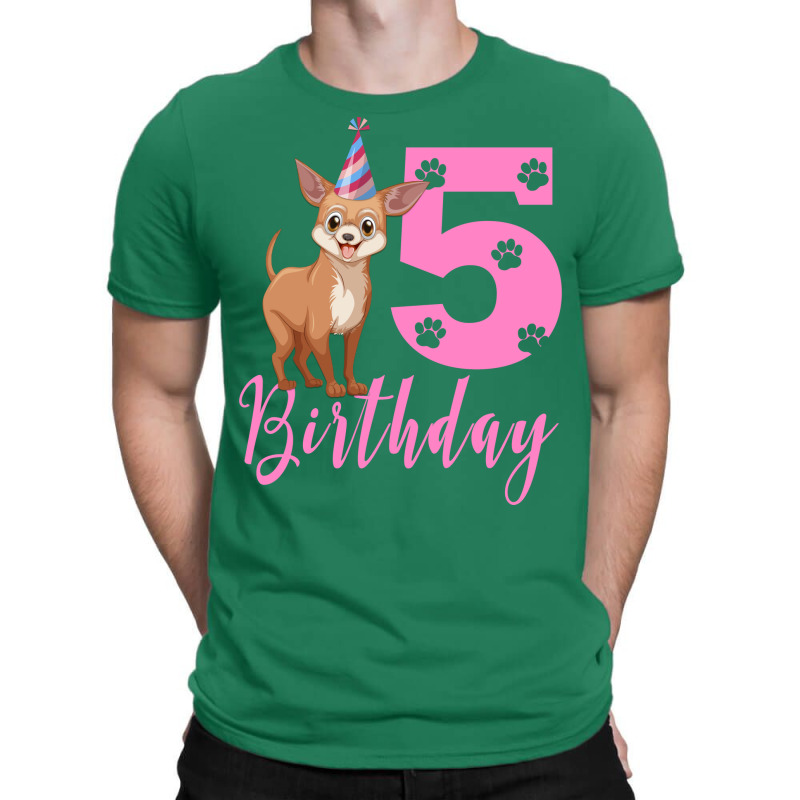 5th Birthday Chihuahua Cool T-shirt | Artistshot